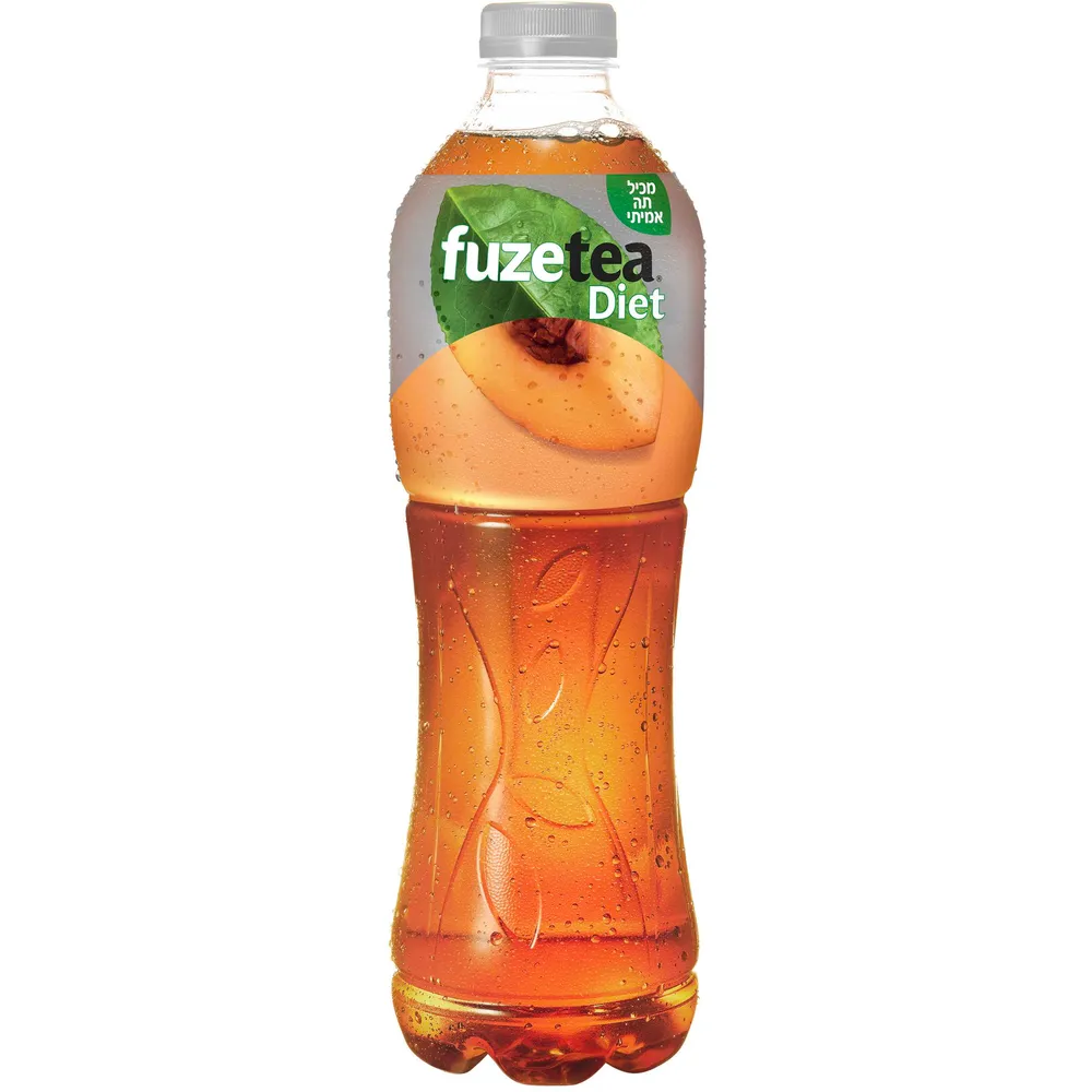 FUZE tea דיאט אפרסק 1.5 ליטר פיקדון