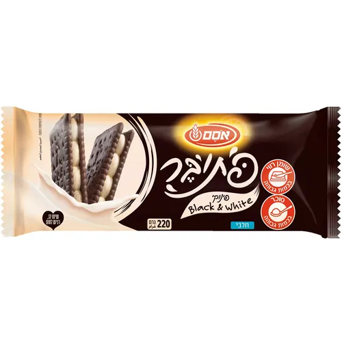 אסם פתי בר פינוקים שחור לבן 16*220גרם