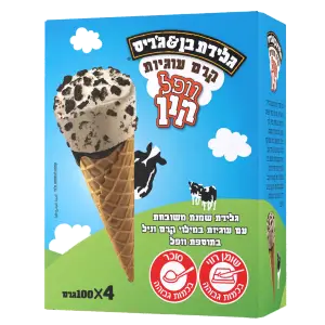 בן&ג'ריס טילוני קרם עוגיות 4*100ג