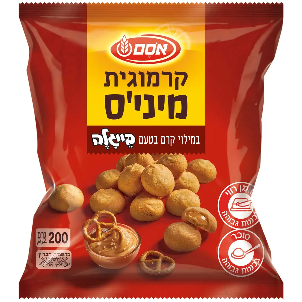 אסם קרמוגית מיניס קרם בייגלה12*200גרם