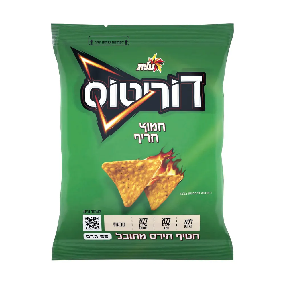 דוריטוס חמוץ חריף 55 גר 48 יח