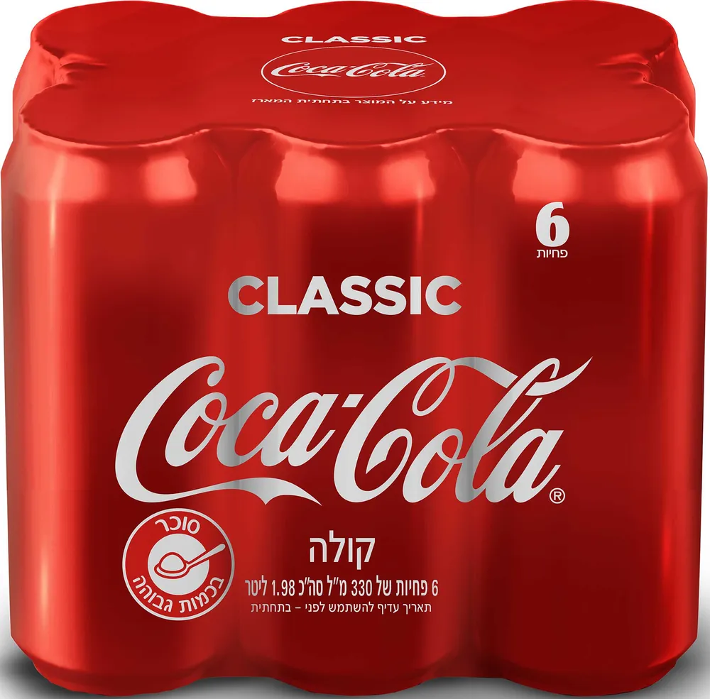 שישיית קולה 330מל
