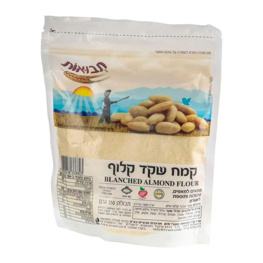 קמח שקד קלוף 250 גר {12 יח}