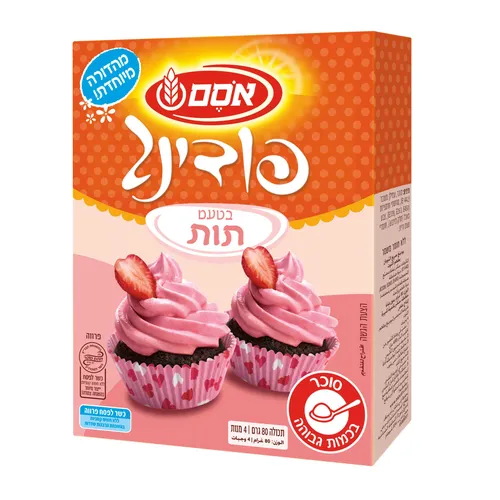 פודינג תות כלפ 80 גרם