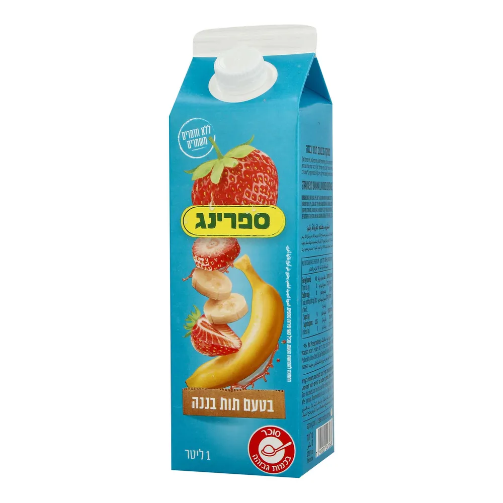 קרטונית ספרינג תות בננה