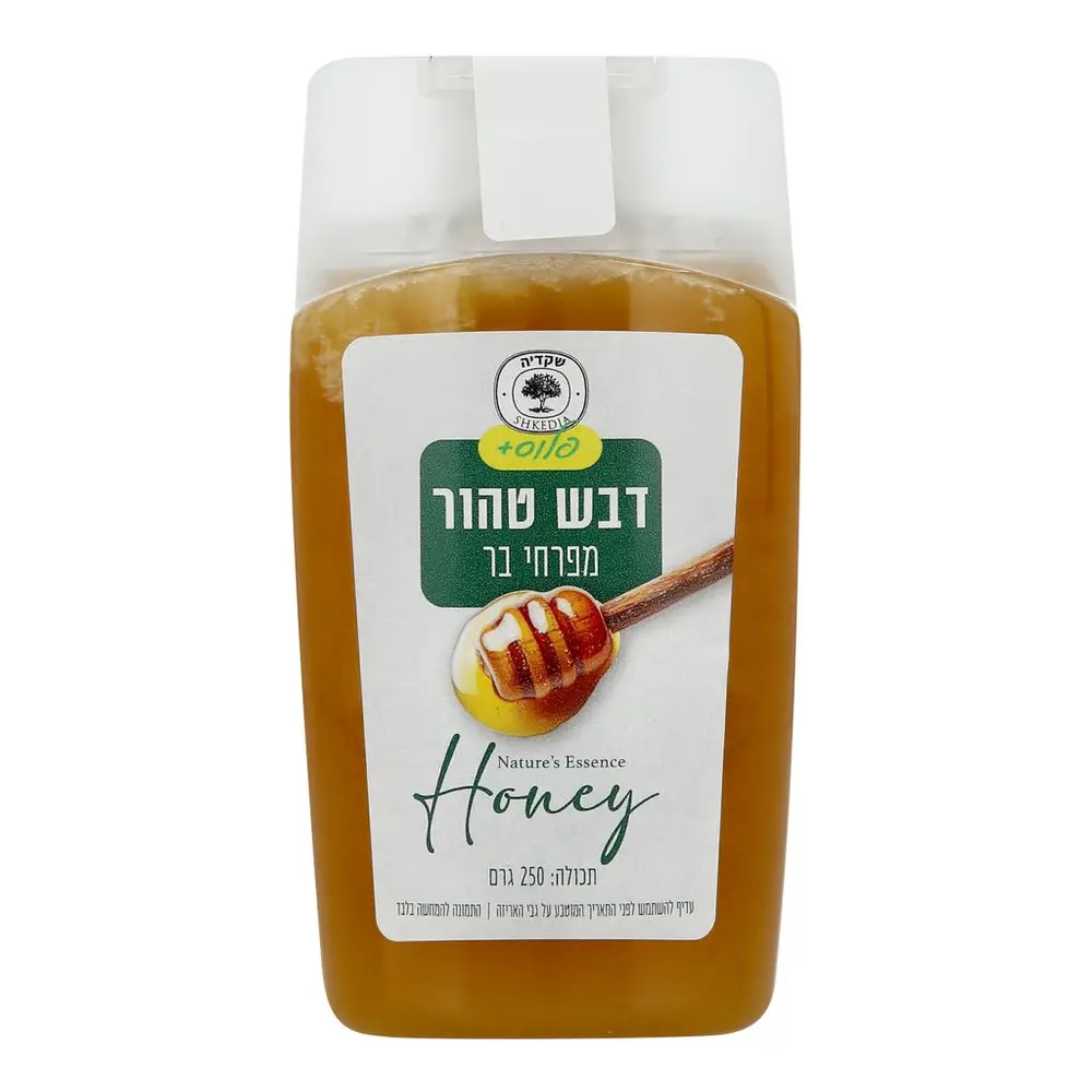דבש טהור לחיץ שקדיה 250 גרם