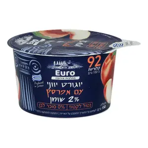 יוגורט יווני עם אפרסק 0%