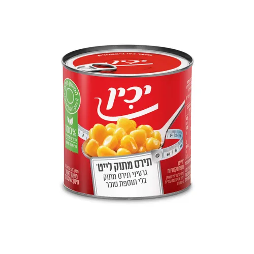 גרעיני תירס לייט 246 גרם יכין