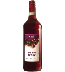 מיץ ענבים תירוש אדום אפרת  1 ליטר