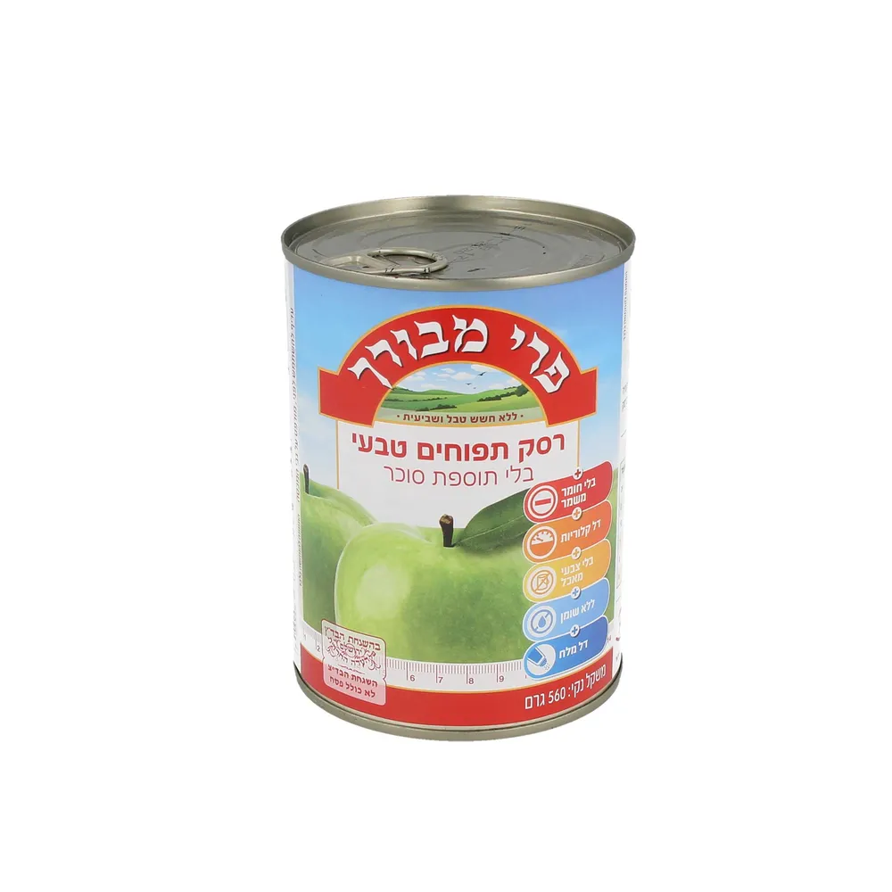 רסק תפוע טבעי בלי תוספת סוכר פרי מבורך