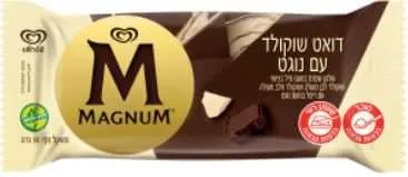 שלגון מגנום דואט שוקולד עם נוגט