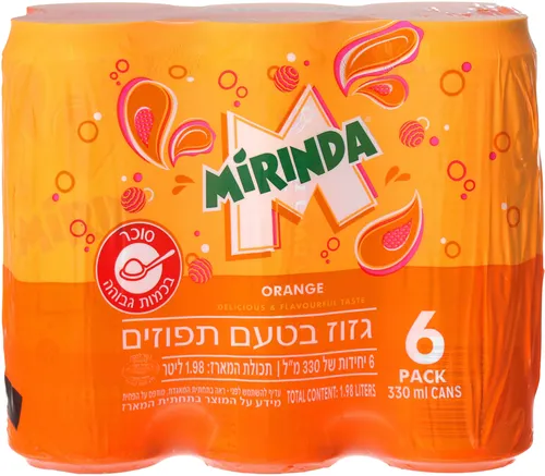 שישייה פחיות מירינדה
