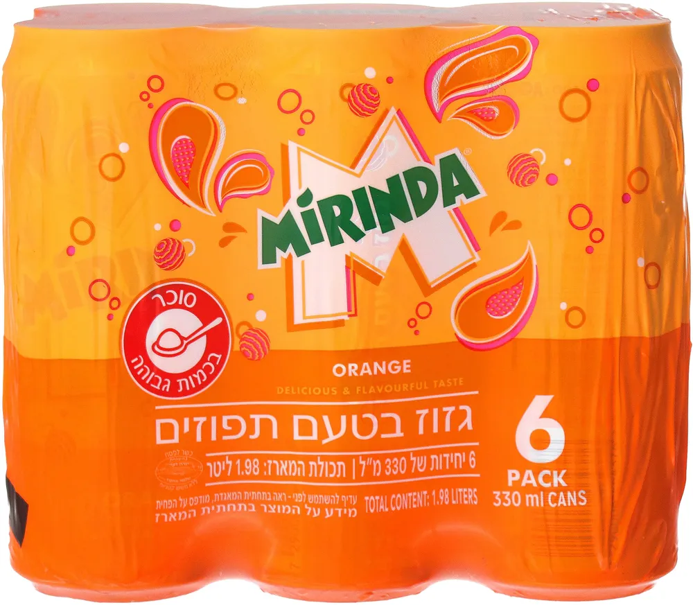שישייה פחיות מירינדה