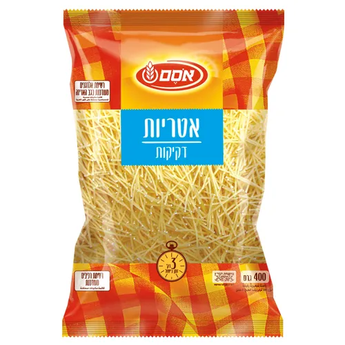 אסם אטריות דקיקות 12*400גרם