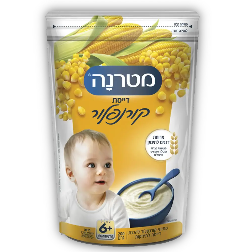 מטרנה דייסת קורנפלור פרוביוטיקה 12*200ג