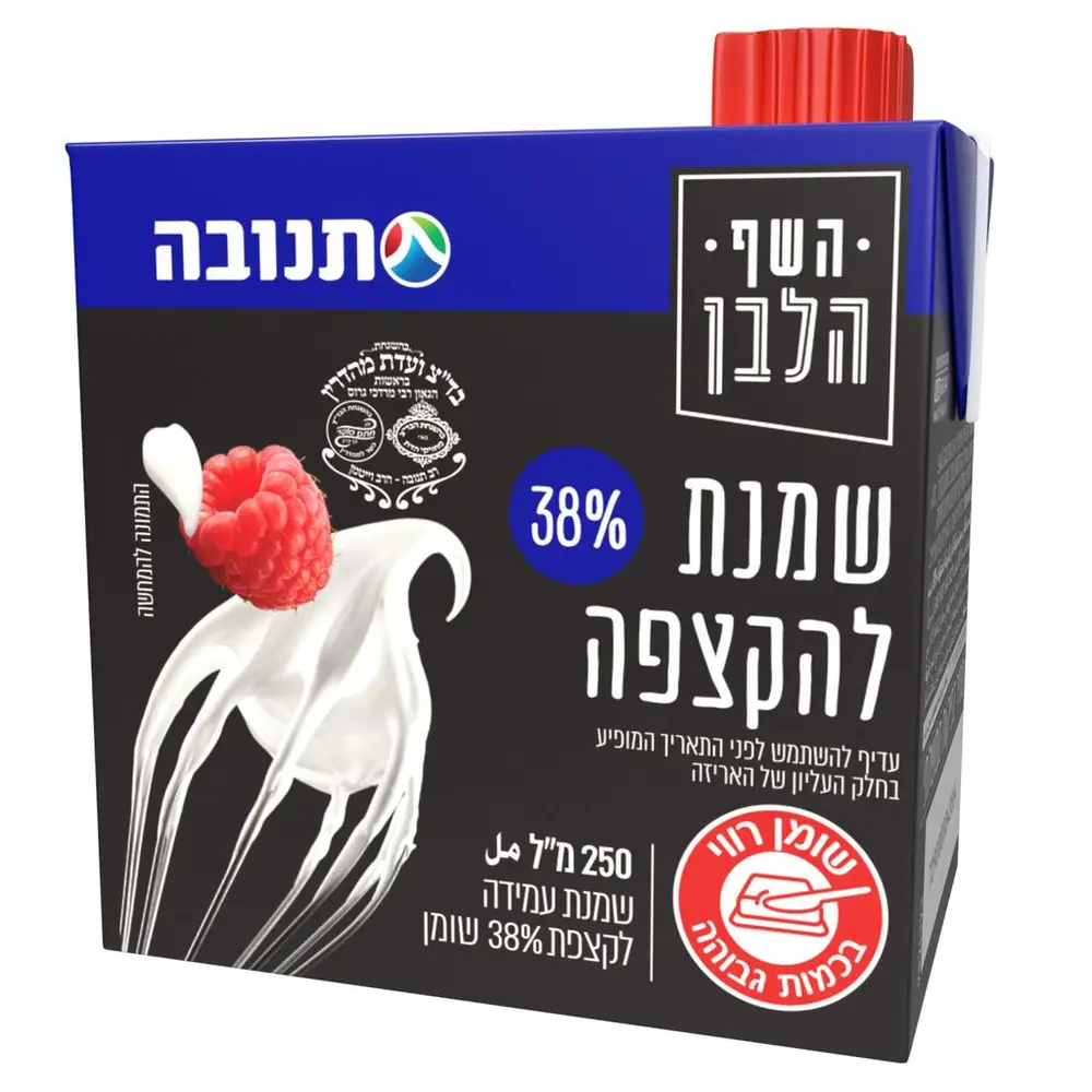 שמנת מתוקה 38% 250 מל תנובה