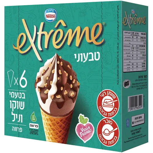 אקסטרים שוקו וניל פרווה 6 יח'