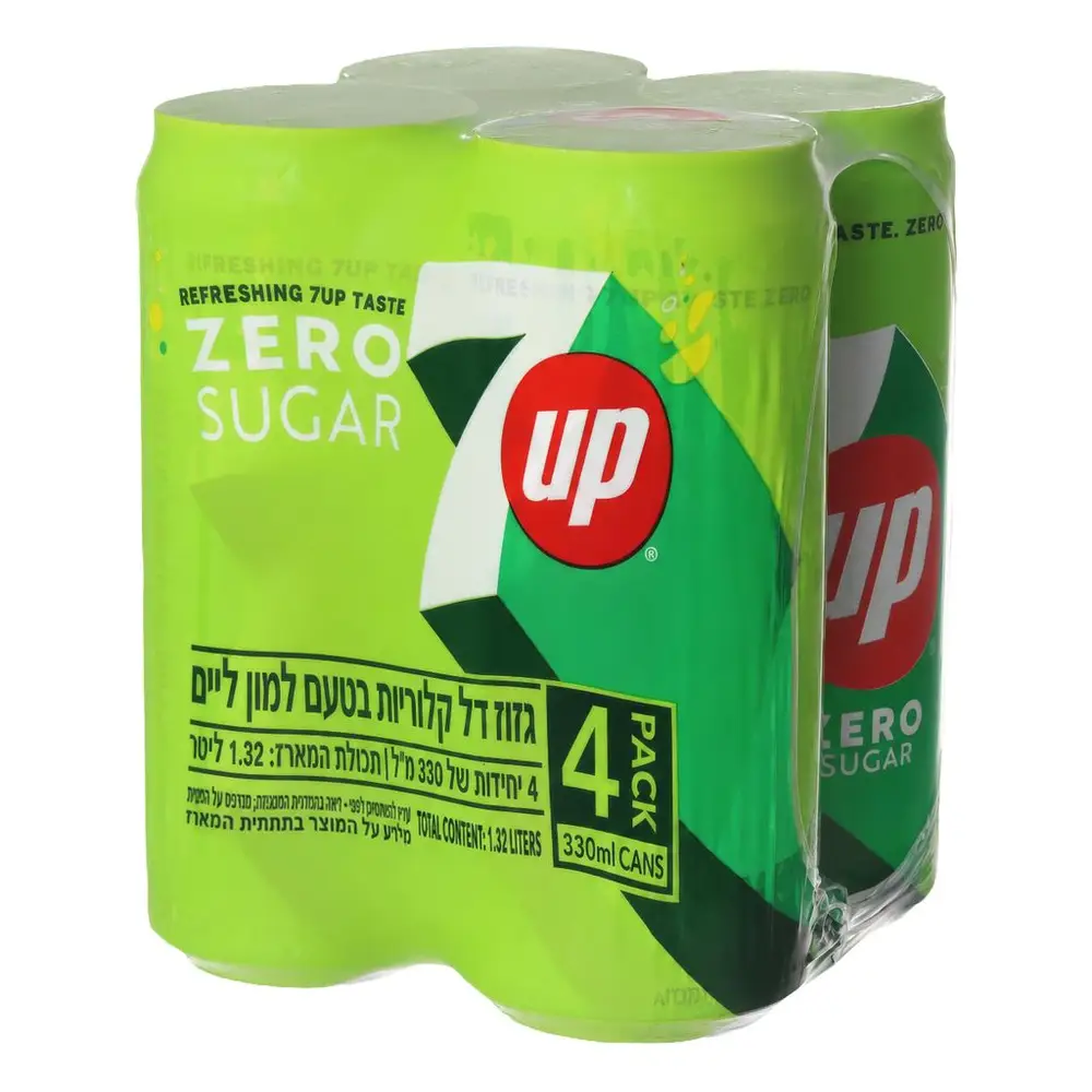 רביעייה סבן אפ ZERO