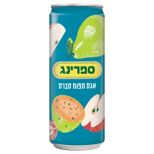 ספרינג נקטר אגס תפוח סברס 330 מ"ל