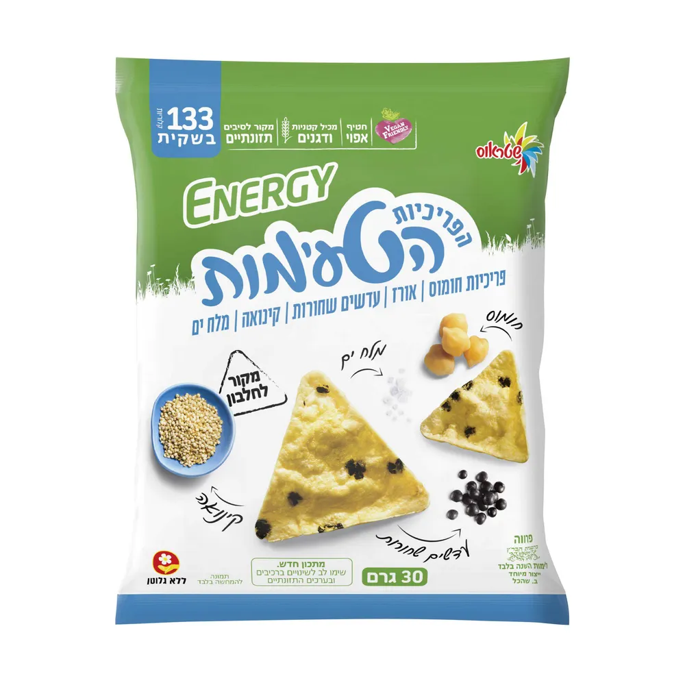 פריכיות משולשות מלח ים