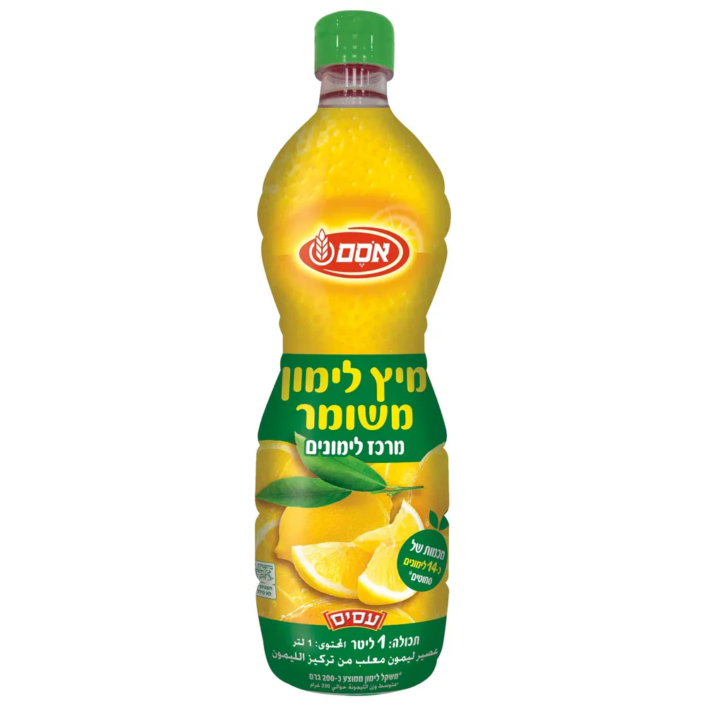 עסיס מיץ לימון משומר 12*1ליטר