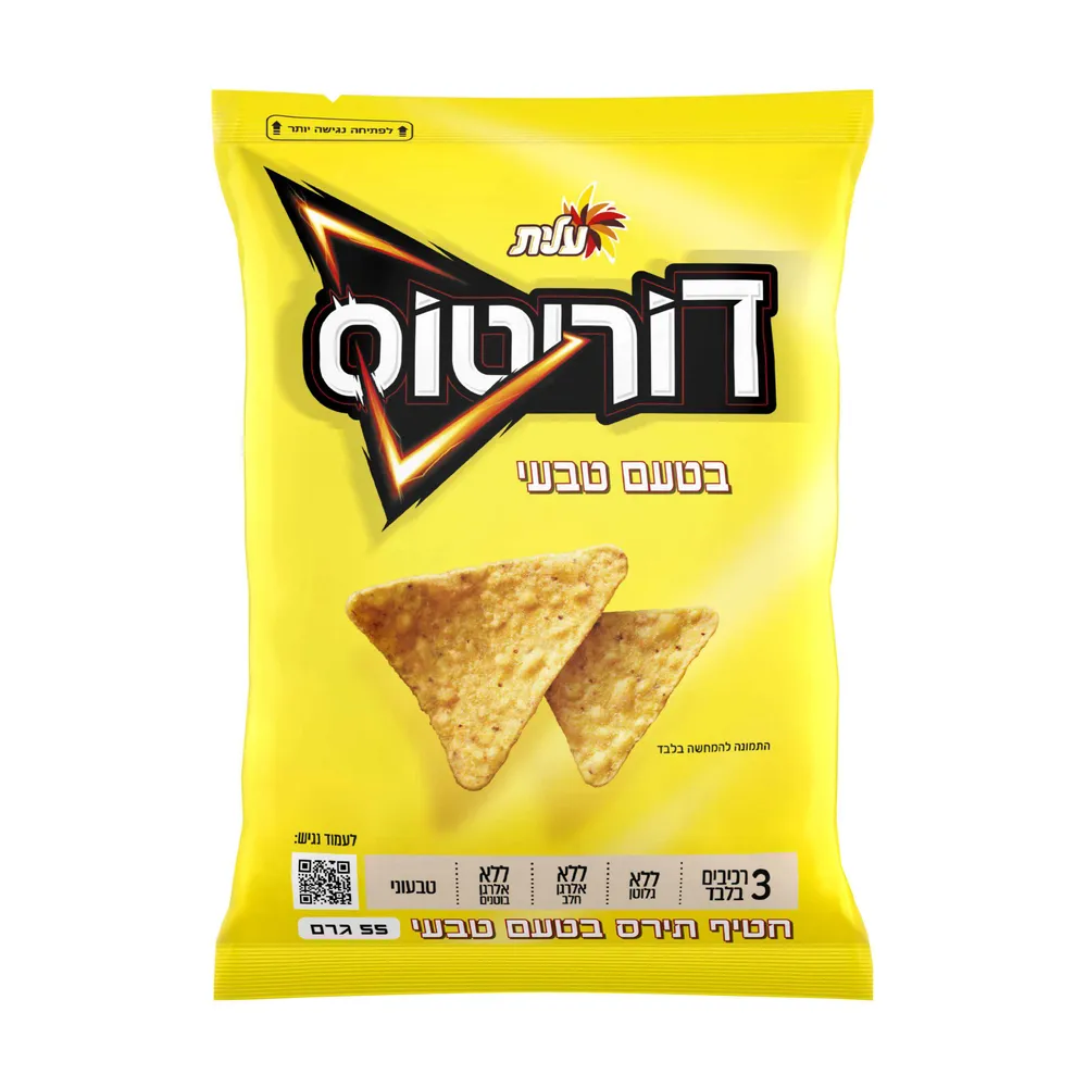 דוריטוס טבעי 55 גר 48 יח
