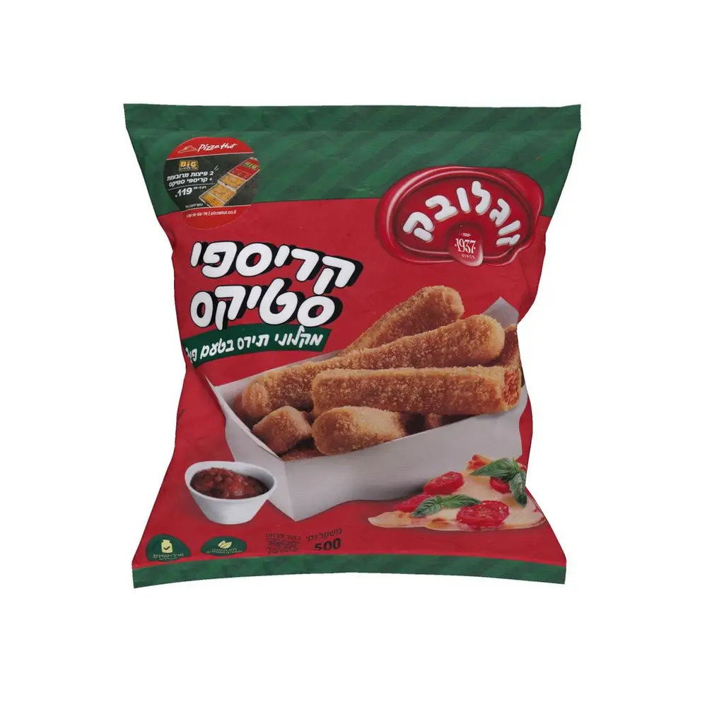 קריספי סטייק תירס פיצה 500ג'