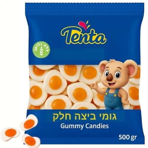 טטו גומי ביצה חלק 500 גרם