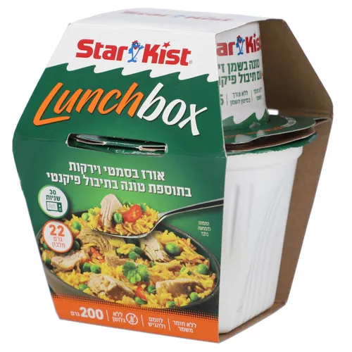 ס.ק. לאנץ בוקס אורז וירקות פיקנטי 200 ג