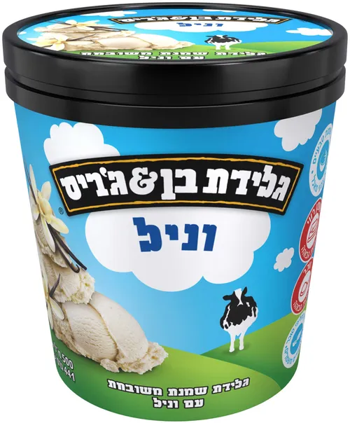 גלידה בן ג'ריס פיינטים וניל צרפת 500'ג