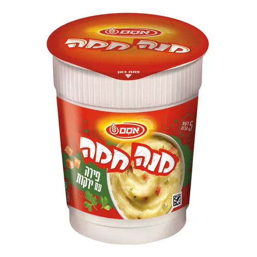 מנה חמה פירה וירקות 12*55גרם