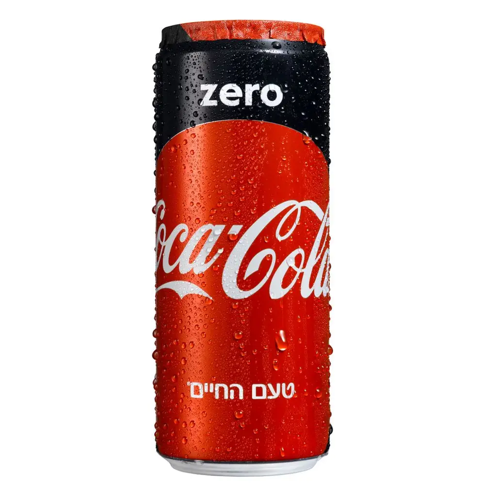 קוקה קולה זירו פחית 330 מל