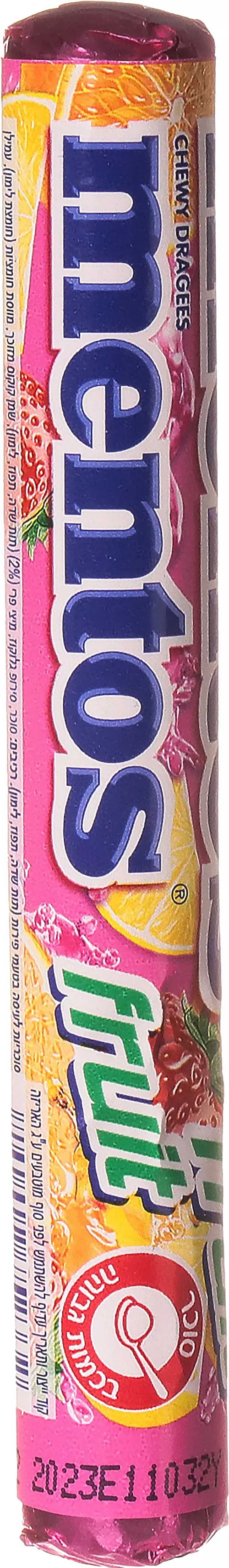 סוכ' מנטוס גליל פירות 37.5ג'