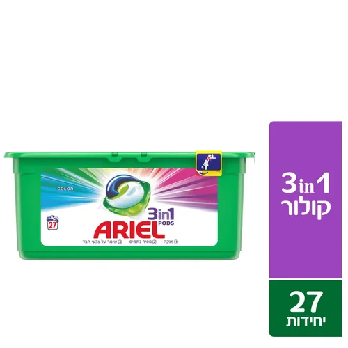 אריאל ג`ל קפסולות קולור 27 יח`