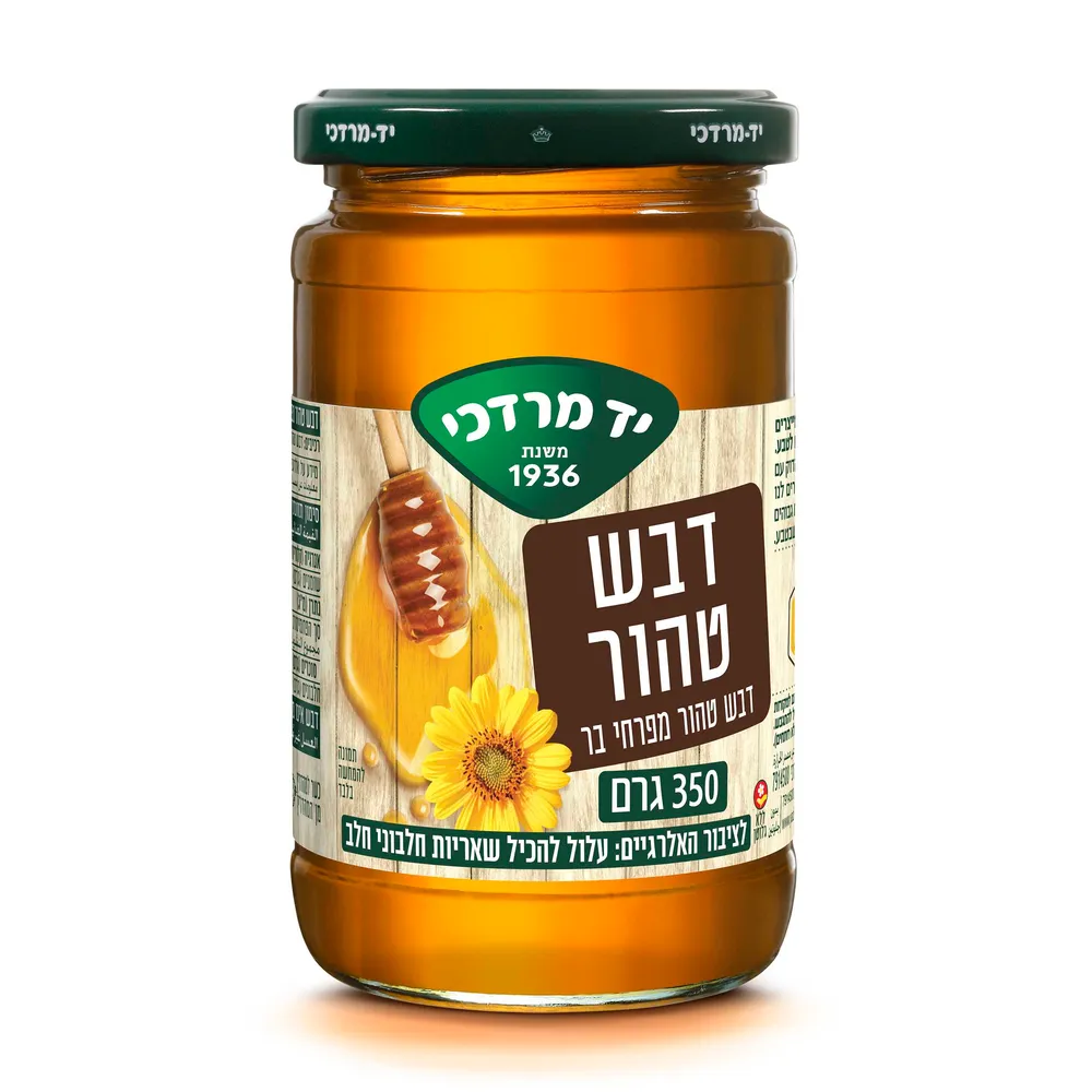 דבש טהור יד מרדכי 350 גר' (פסח)