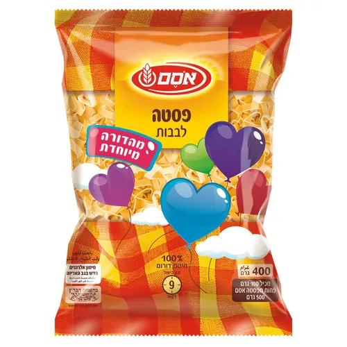אסם פסטה לבבות 400 גר'