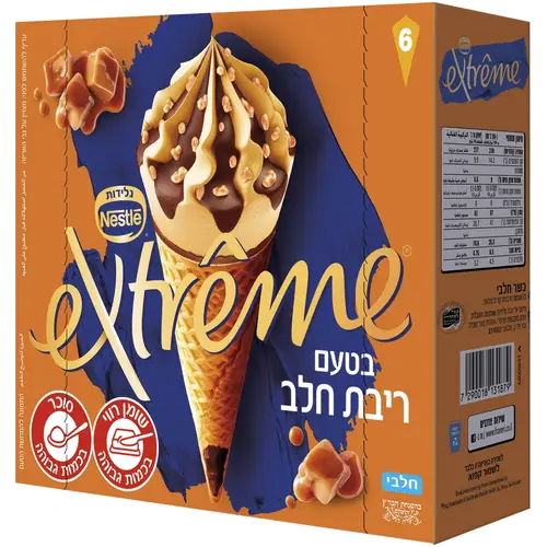 אקסטרים ריבת חלב 6 יח'