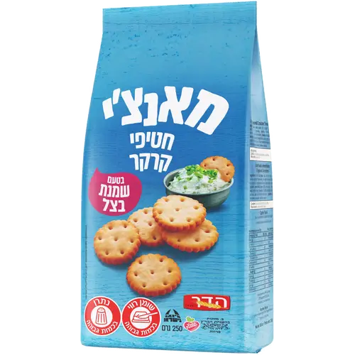 קרקר חטיפית שמנת בצל 12/0.250 הדר מאנצ'י