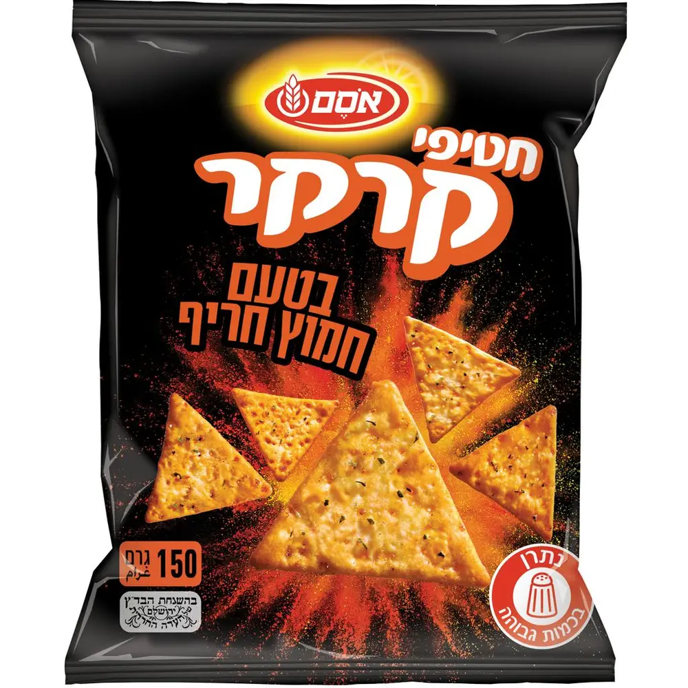 חטיפי קרקר חמוץ חריף 150 גרם