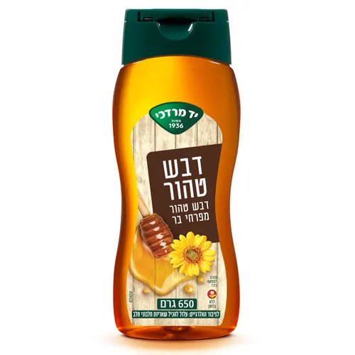 דבש מפרחי בר לחיץ י.מרדכי 650 ג'