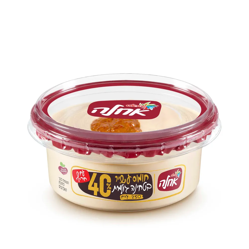 חומוס40% טחינה עם חריף