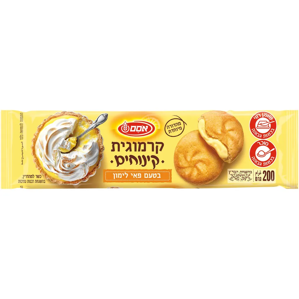 אסם קרמוגית בטעם פאי לימון 12*200גרם