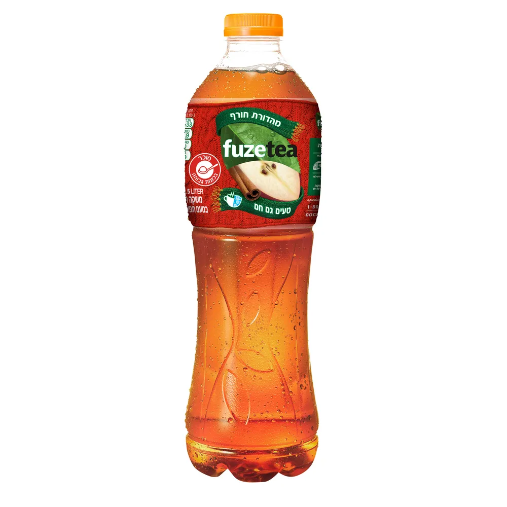 FUZE tea אפרסק 1.5 ליטר פיקדון