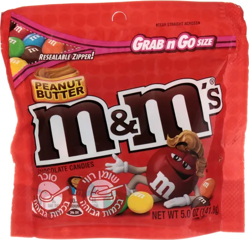 סוכריות חמאת בוטנים Ms&M אריזה גדולה