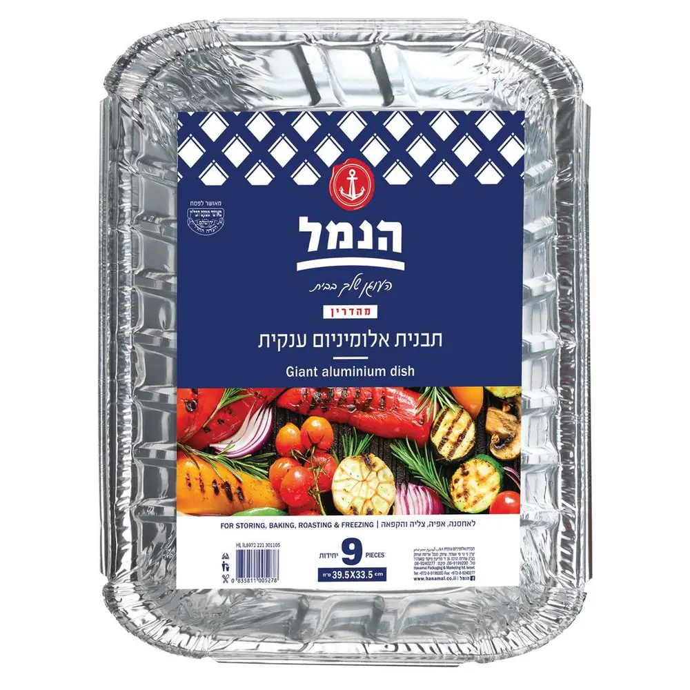 תבנית אלומניום ענק 9 יח'