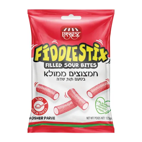 חמצוצים ממולא בטעם תות שדה 125 גרם
