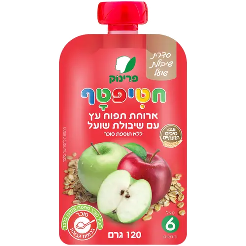 מחית תפוח עץ עם שיבולת שועל