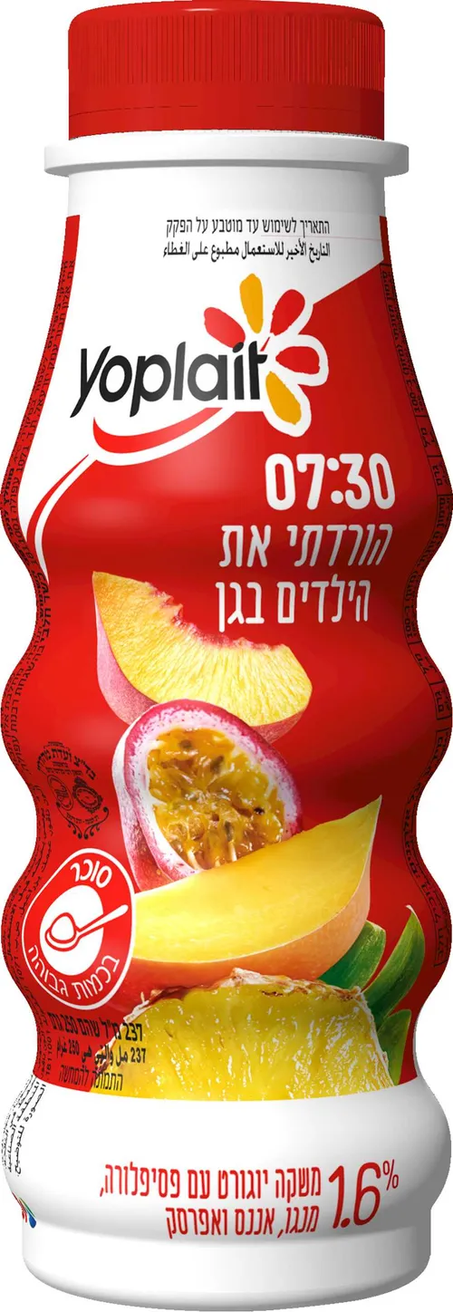 יוגורט יופלה משקה יוגורט בטעם טרופי