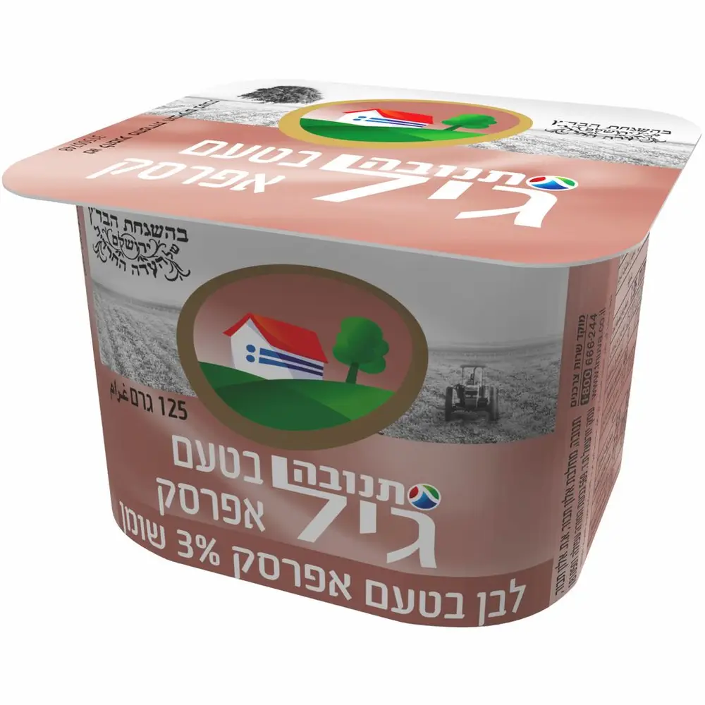 גיל בטעם אפרסק 3%