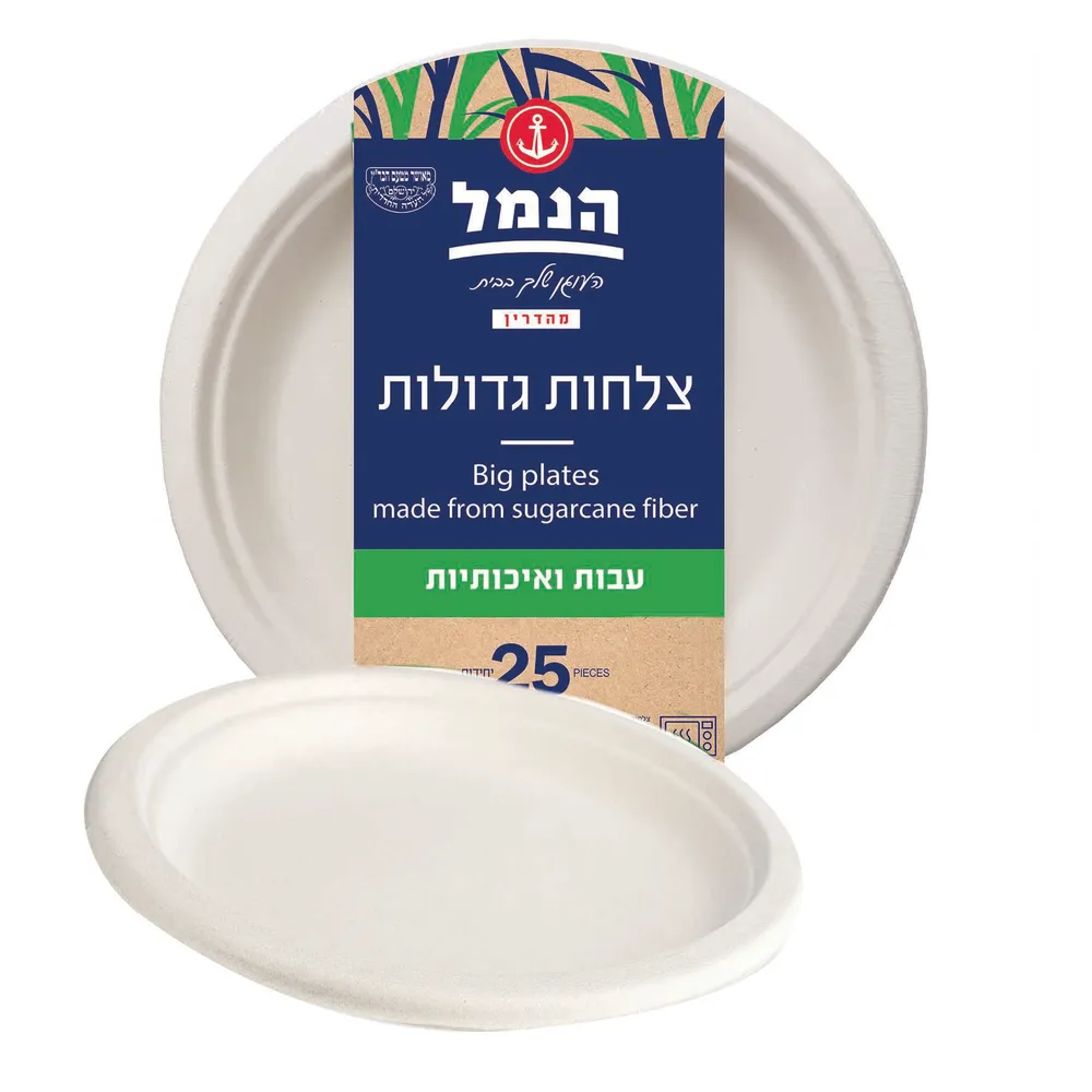 צלחות גדול מקנה סוכר